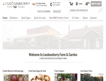 Tablet Screenshot of loudounberryfarm.com